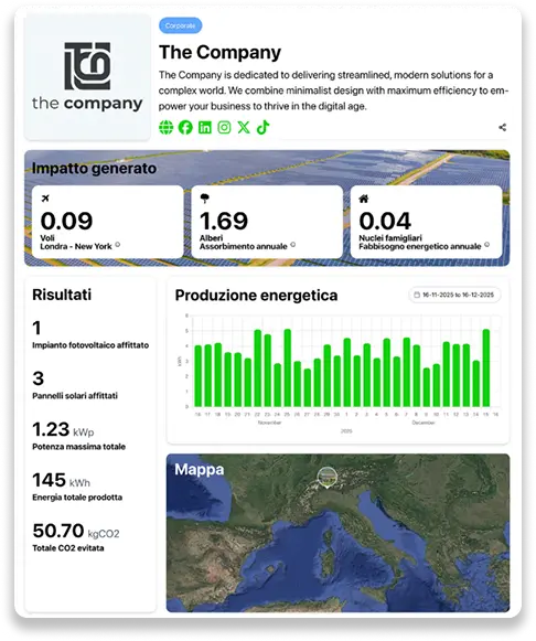 DEC Energy public profile page